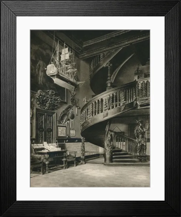 Framed Print : Danzig. Danziger Diele, 1931. Artist: Kurt Hielscher Framed Print : Danzig. Danziger Diele, 1931. Artist: Kurt Hielscher