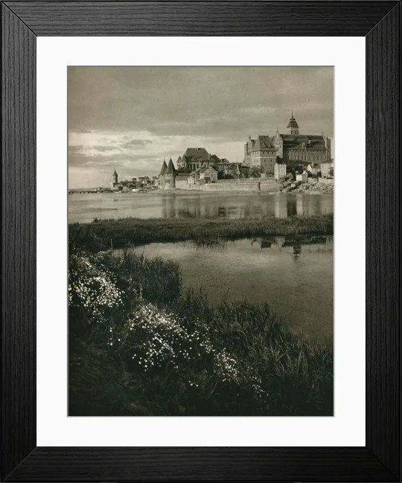 Framed Print : Marienburg, 1931. Artist: Kurt Hielscher Framed Print : Marienburg, 1931. Artist: Kurt Hielscher
