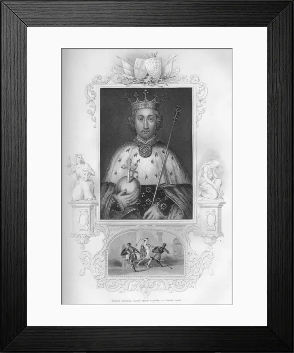 Framed Print : Richard II, 1859. Artist: George Vertue Framed Print : Richard II, 1859. Artist: George Vertue