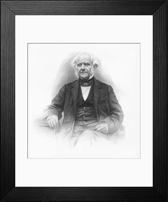 Framed Print : George Peabody, 1859 Framed Print : George Peabody, 1859