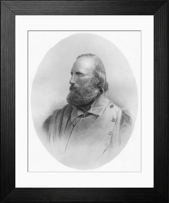 Framed Print : Garibaldi, 1859. Artist: Stodart