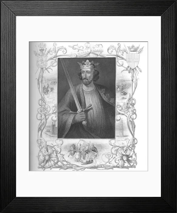 Framed Print : Edward I, 1859 Framed Print : Edward I, 1859