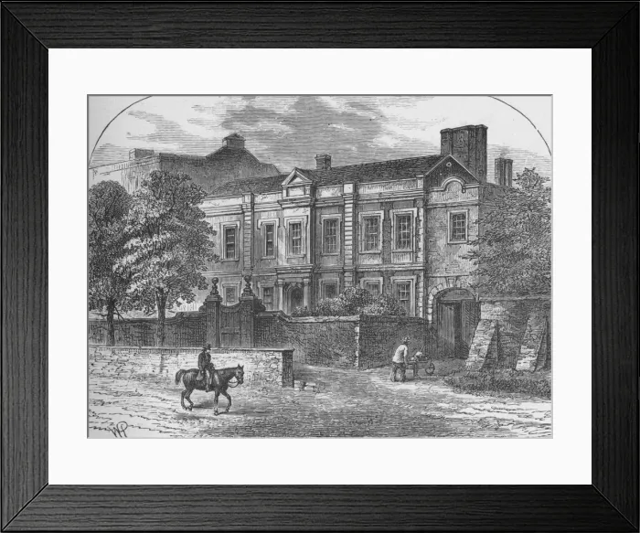 Framed Print : Cromwells House, Highgate, 1890 Framed Print : Cromwells House, Highgate, 1890