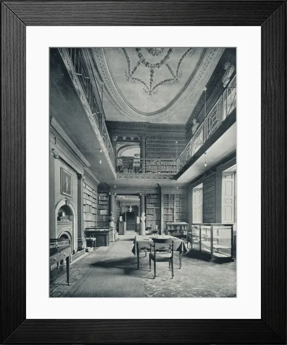 Framed Print : College Library: The Central Portion, 1926 Framed Print : College Library: The Central Portion, 1926