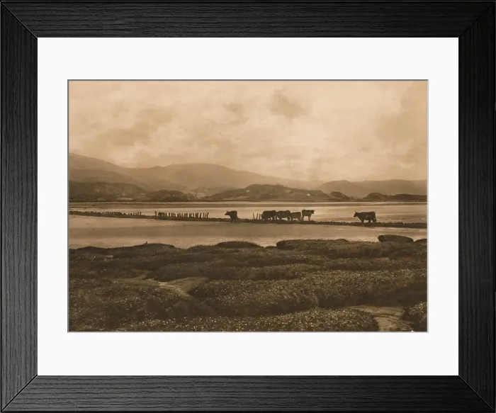 Framed Print : The Dovey at Ynyslas, 1902 Framed Print : The Dovey at Ynyslas, 1902