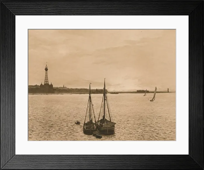 Framed Print : The Mersey at New Brighton, 1902 Framed Print : The Mersey at New Brighton, 1902