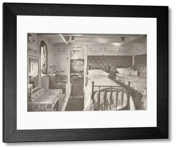 Framed Print : A Home on the Rolling Deep. Aboard a Royal Mail. 1914 Framed Print : A Home on the Rolling Deep. Aboard a Royal Mail. 1914