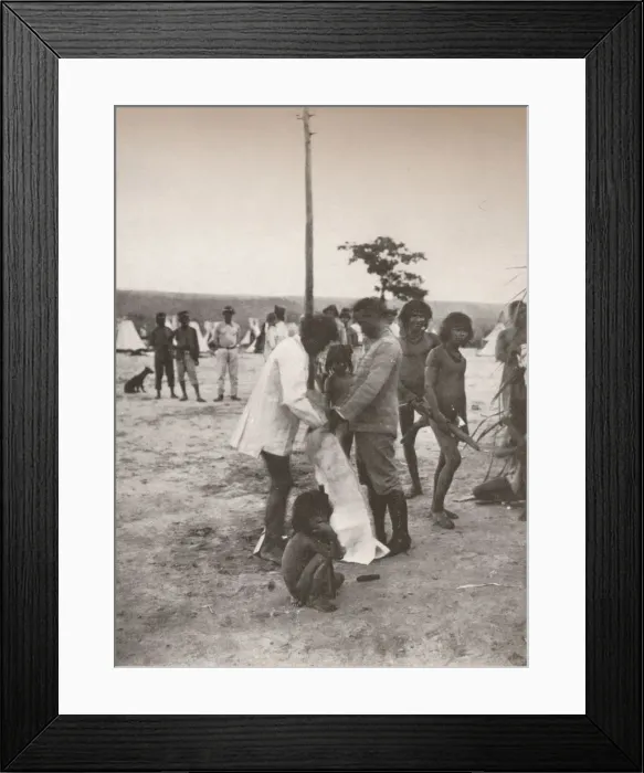 Framed Print : The Pacification of the Indians, 1914 Framed Print : The Pacification of the Indians, 1914