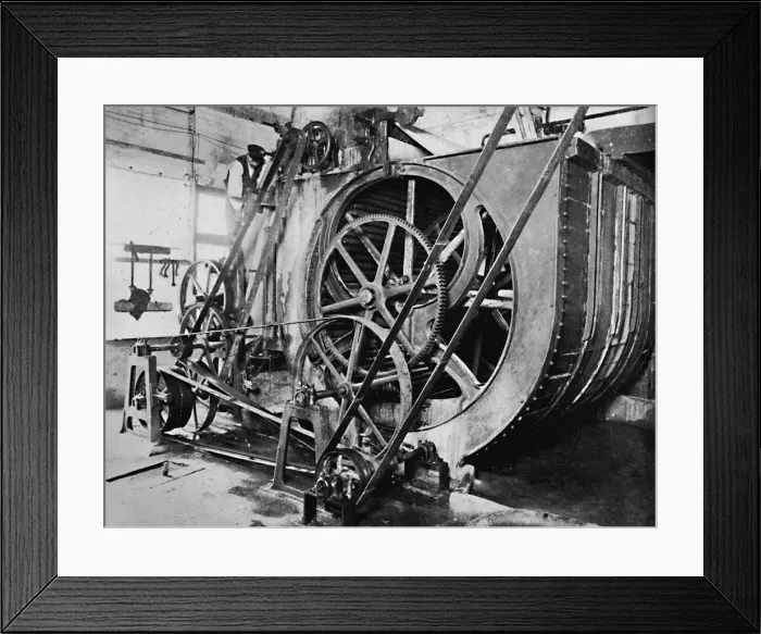 Framed Print : Economy in a Paper Mill, 1919 Framed Print : Economy in a Paper Mill, 1919