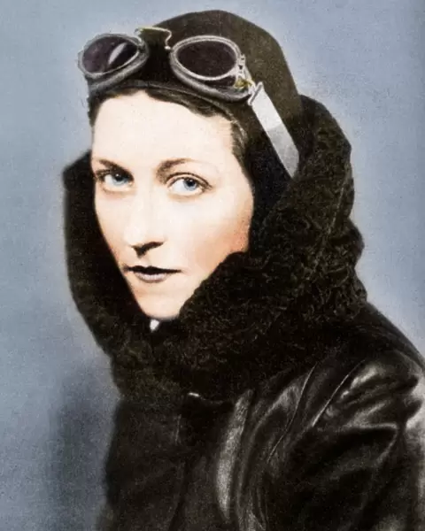 Amy Johnson, pilot, c1930s (1936)