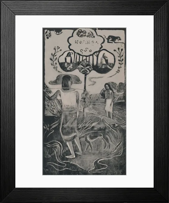 Framed Print : Noa Noa, c. 1890s, (1946). Artist: Paul Gauguin Framed Print : Noa Noa, c. 1890s, (1946). Artist: Paul Gauguin