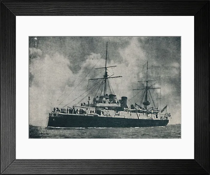 Framed Print : H. M. S. Australia, 1900 Framed Print : H. M. S. Australia, 1900