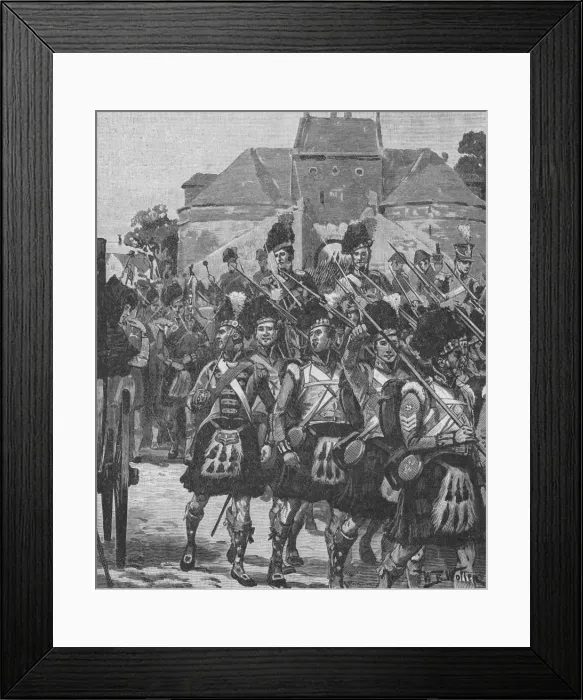 Framed Print : Pictons Division Off To The Front, 1902. Artist: William Barnes Wollen Framed Print : Pictons Division Off To The Front, 1902. Artist: William Barnes Wollen