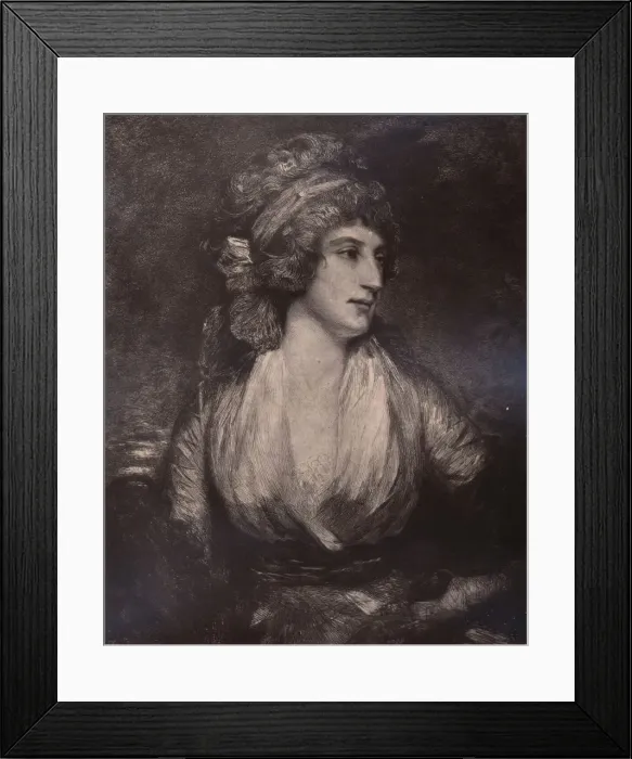Framed Print : Anna Seward, English writer and poet, c late 18th or early 19th century (1894) Framed Print : Anna Seward, English writer and poet, c late 18th or early 19th century (1894)