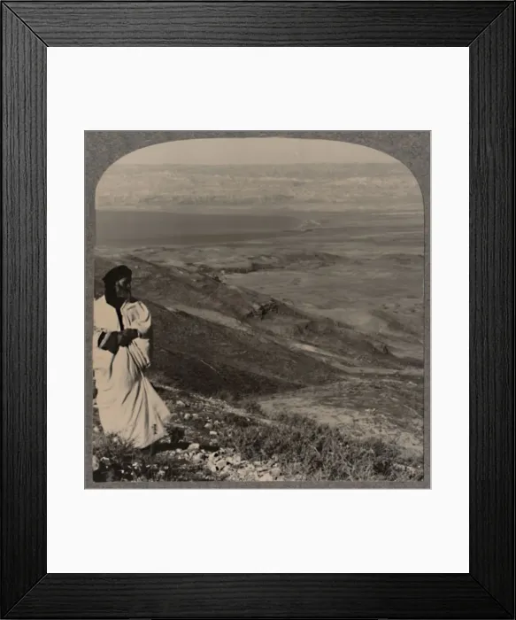 Framed Print : Mosess outlook over the Valley of Shittim, c1900 Framed Print : Mosess outlook over the Valley of Shittim, c1900