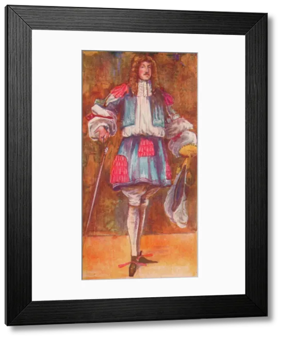 Framed Print : A Man of the Time of Charles II, 1907. Artist: Dion Clayton Calthrop Framed Print : A Man of the Time of Charles II, 1907. Artist: Dion Clayton Calthrop