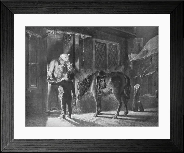 Framed Print : Fetching the Doctor, 1845, (1912). Artist: William Collins Framed Print : Fetching the Doctor, 1845, (1912). Artist: William Collins
