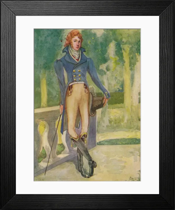 Framed Print : A Man of the Time of George IV, 1907. Artist: Dion Clayton Calthrop Framed Print : A Man of the Time of George IV, 1907. Artist: Dion Clayton Calthrop