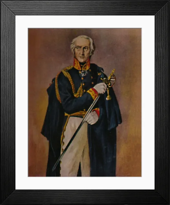 Framed Print : Yorck von Wartenburg 1759-1830, 1934 Framed Print : Yorck von Wartenburg 1759-1830, 1934