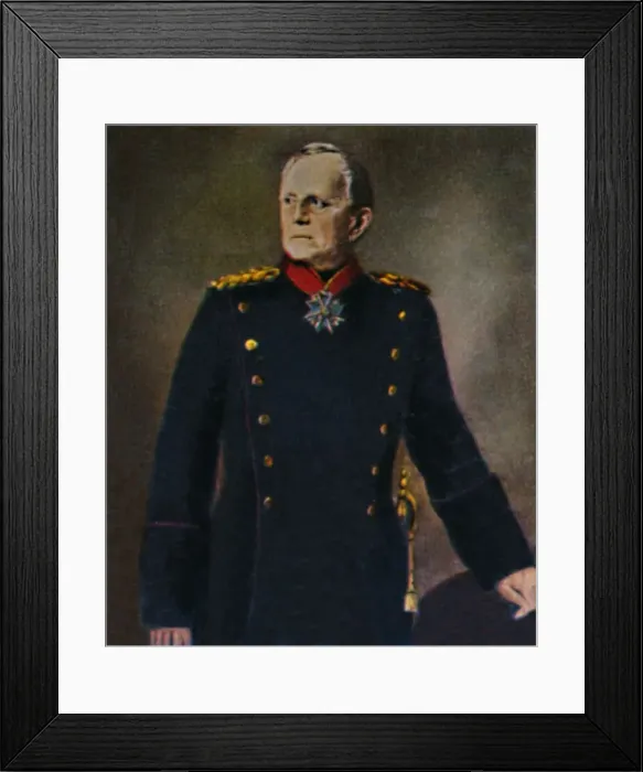Framed Print : Helmuth von Moltke 1800-1891. - Gemalde von Lenbach, 1934 Framed Print : Helmuth von Moltke 1800-1891. - Gemalde von Lenbach, 1934