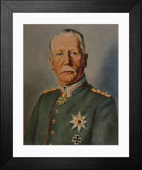 Framed Print : Generaloberst von Einem. Geb. 1853. - Gemalde von Busch, 1934 Framed Print : Generaloberst von Einem. Geb. 1853. - Gemalde von Busch, 1934