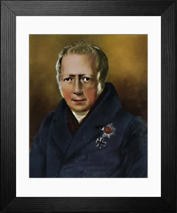 Framed Print : Wilhelm von Humboldt 1767-1835. - Gemalde von Fr. Kruger, 1934 Framed Print : Wilhelm von Humboldt 1767-1835. - Gemalde von Fr. Kruger, 1934