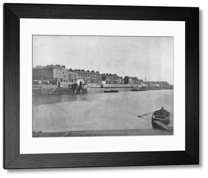 Framed Print : East Hartlepool - Commissioners Harbour, 1895 Framed Print : East Hartlepool - Commissioners Harbour, 1895