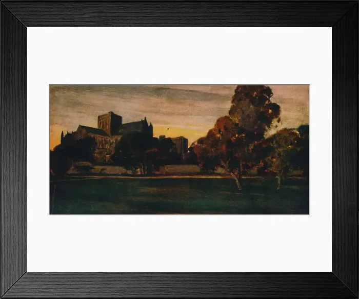Framed Print : Winchester Cathedral, 1912 Framed Print : Winchester Cathedral, 1912