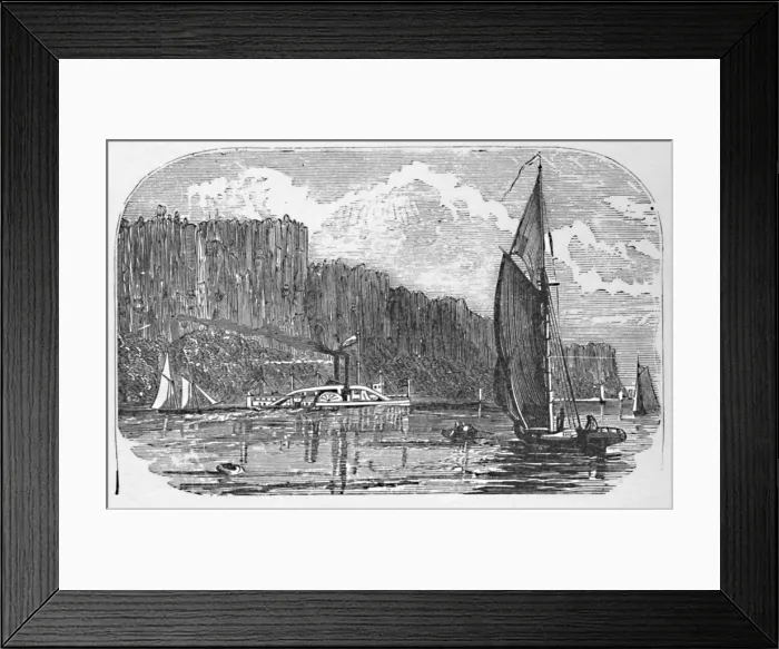 Framed Print : The Palisades, 1883 Framed Print : The Palisades, 1883