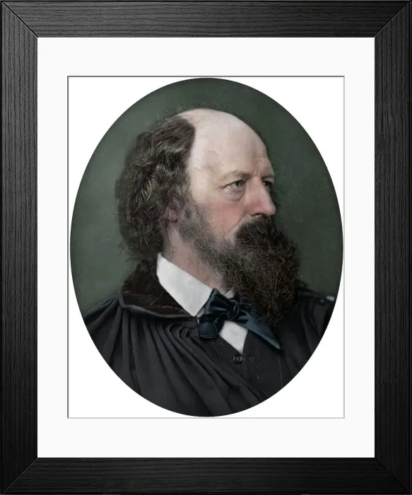 Framed Print : Alfred Tennyson, DCL, FRS, English Poet Laureate, 1883. Artist: Lock & Whitfield Framed Print : Alfred Tennyson, DCL, FRS, English Poet Laureate, 1883. Artist: Lock & Whitfield