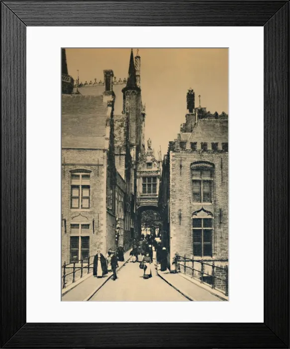 Framed Print : Blind Donkey Street, c1910