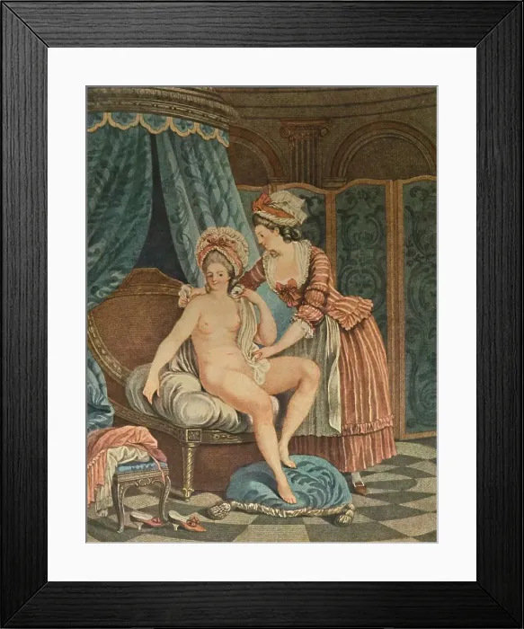 Framed Print : Le Bain, (The Bath), c1765-1790, (1913). Artist: Louis Marin Bonnet Framed Print : Le Bain, (The Bath), c1765-1790, (1913). Artist: Louis Marin Bonnet