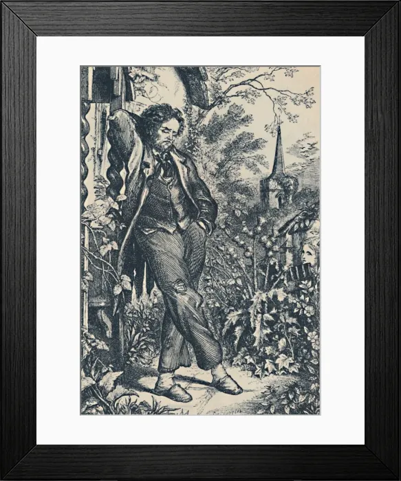 Framed Print : The Sluggard, 1947. Artist: Henry Fitzcook Framed Print : The Sluggard, 1947. Artist: Henry Fitzcook