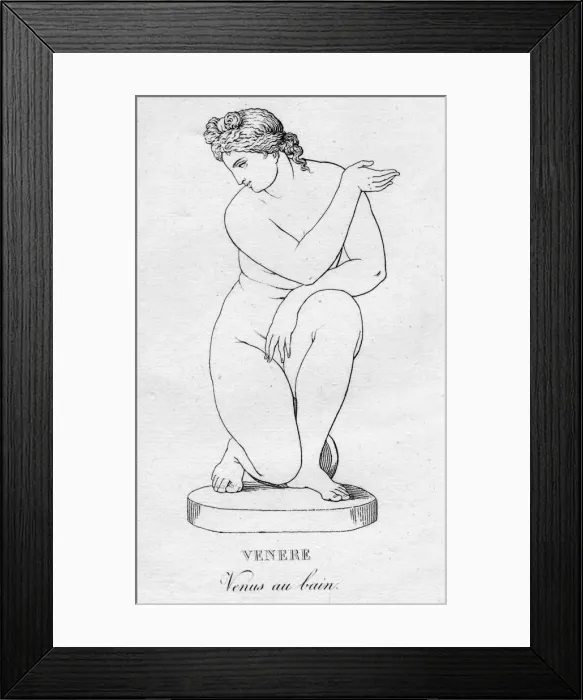 Framed Print : Venere (Venus au bain), c1850 Framed Print : Venere (Venus au bain), c1850