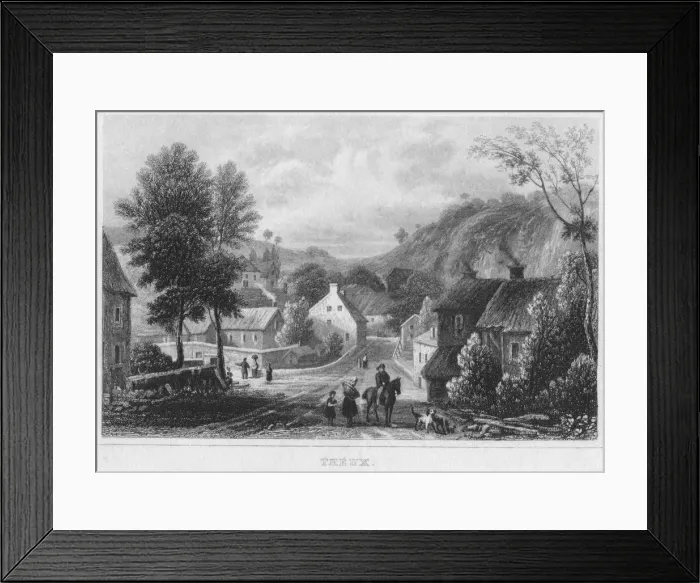 Framed Print : Theux, 1850. Artist: Shury & Son