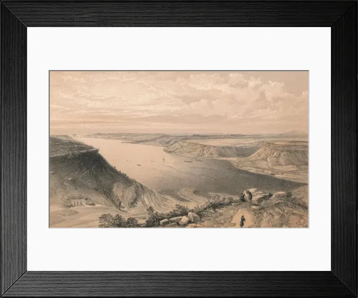Framed Print : The North Side of the Harbour of Sebastopol, from the Top of the Harbour, 1856. Artist: W Trask Framed Print : The North Side of the Harbour of Sebastopol, from the Top of the Harbour, 1856. Artist: W Trask