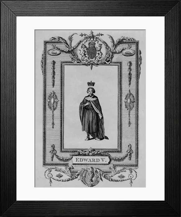 Framed Print : Edward V, 1783. Artist: Alexander Hogg Framed Print : Edward V, 1783. Artist: Alexander Hogg