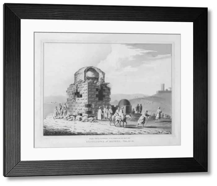 Framed Print : Sepulchre of Rachel. Genesis. 35. 20, 1830. Artist: J Clarke Framed Print : Sepulchre of Rachel. Genesis. 35. 20, 1830. Artist: J Clarke