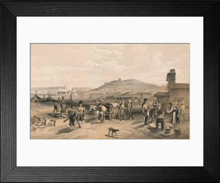 Framed Print : Kertch from the North, 1856. Artist: Georges McCulloch Framed Print : Kertch from the North, 1856. Artist: Georges McCulloch