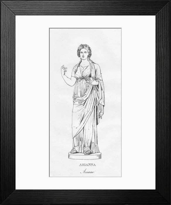 Framed Print : Arianna (Ariane), c1850 Framed Print : Arianna (Ariane), c1850