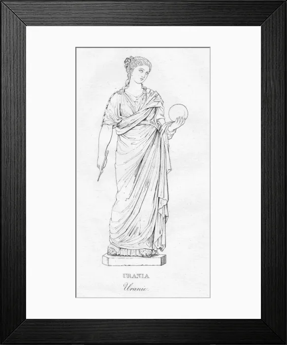 Framed Print : Urania (Uranie), c1850 Framed Print : Urania (Uranie), c1850
