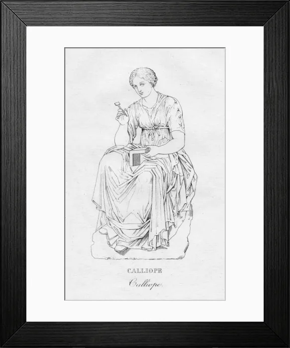 Framed Print : Calliope, c1850 Framed Print : Calliope, c1850