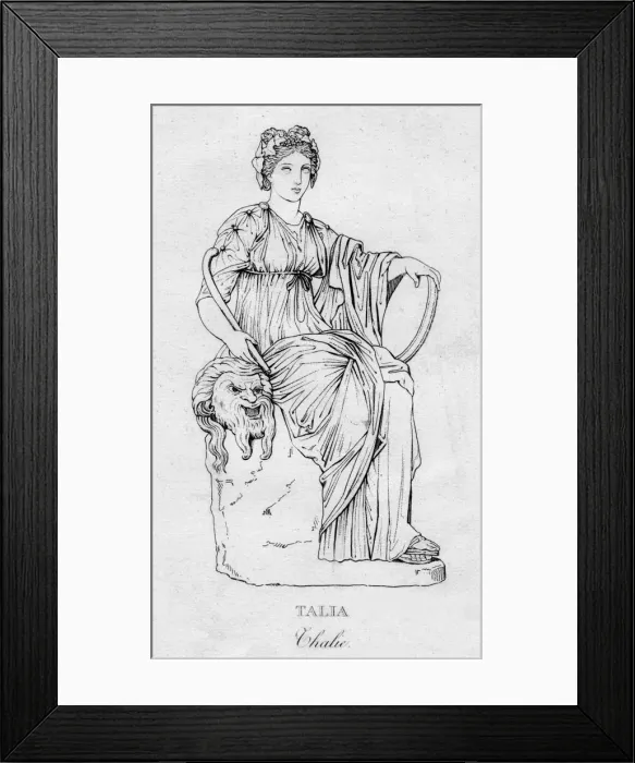 Framed Print : Talia (Thalie), c1850 Framed Print : Talia (Thalie), c1850