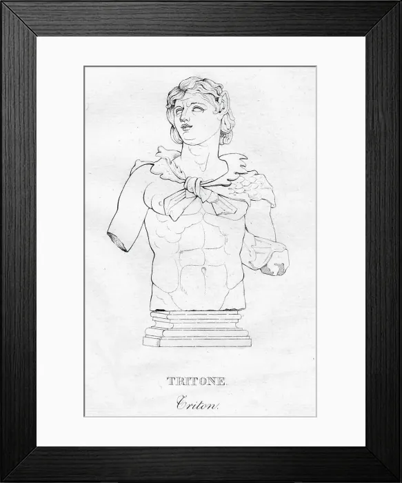 Framed Print : Tritone (Triton), c1850 Framed Print : Tritone (Triton), c1850