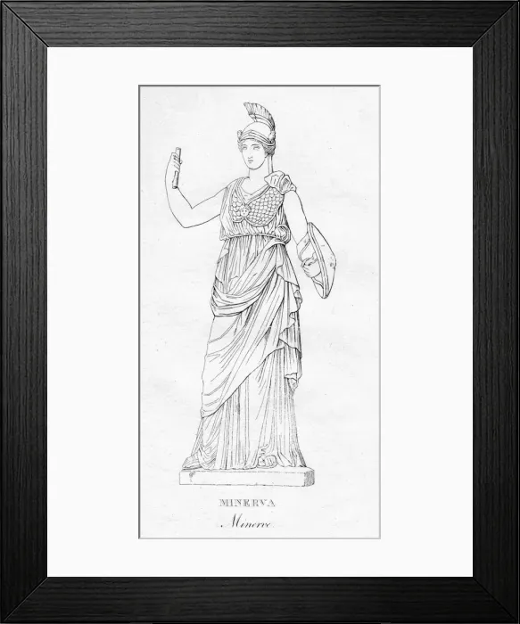 Framed Print : Minerva (Minerve), c1850 Framed Print : Minerva (Minerve), c1850