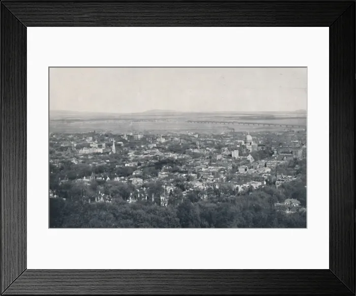Framed Print : Montreal, 1924. Artist: W. Norman & Son Framed Print : Montreal, 1924. Artist: W. Norman & Son