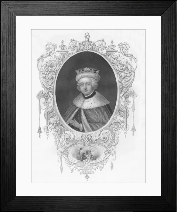 Framed Print : Edward V, 1859. Artist: George Vertue