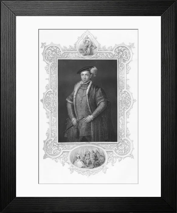 Framed Print : Edward VI, 1859 Framed Print : Edward VI, 1859