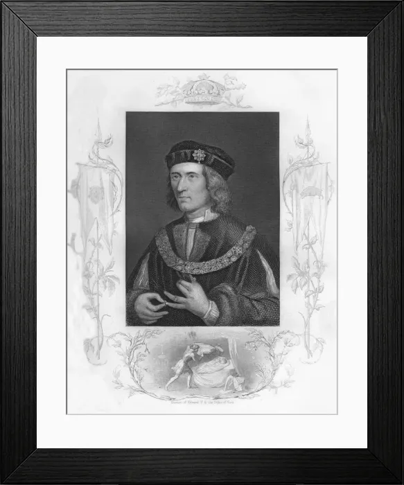 Framed Print : Richard III, 1859. Artist: GN Gardiner Framed Print : Richard III, 1859. Artist: GN Gardiner