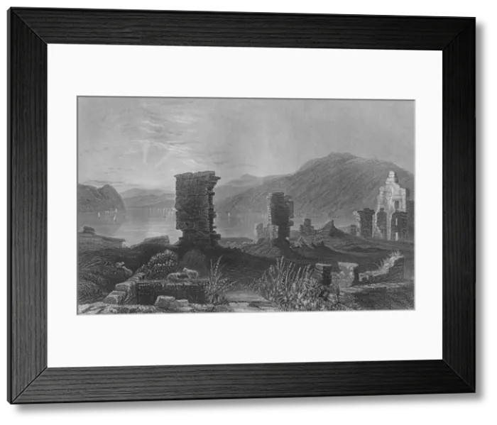 Framed Print : View of the Ruins of Fort Ticonderoga, 1859. Artist: Thomas Abiel Prior Framed Print : View of the Ruins of Fort Ticonderoga, 1859. Artist: Thomas Abiel Prior